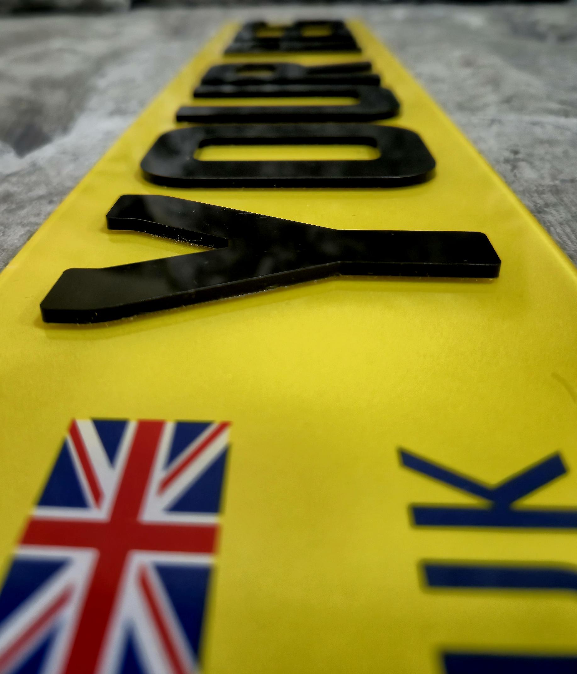 4D Acrylic 3MM Plates